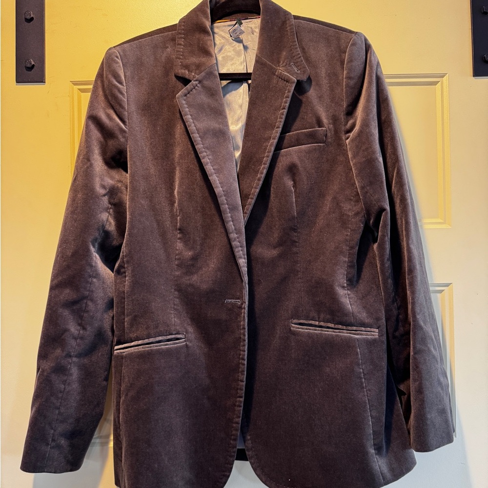 J Crew Woman’s Brown Velvet Blazer